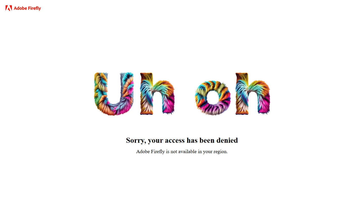 Adobe Firefly 网站快照